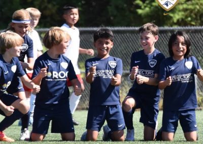 WUFC soccer team wearing ROC sponsored jerseys.